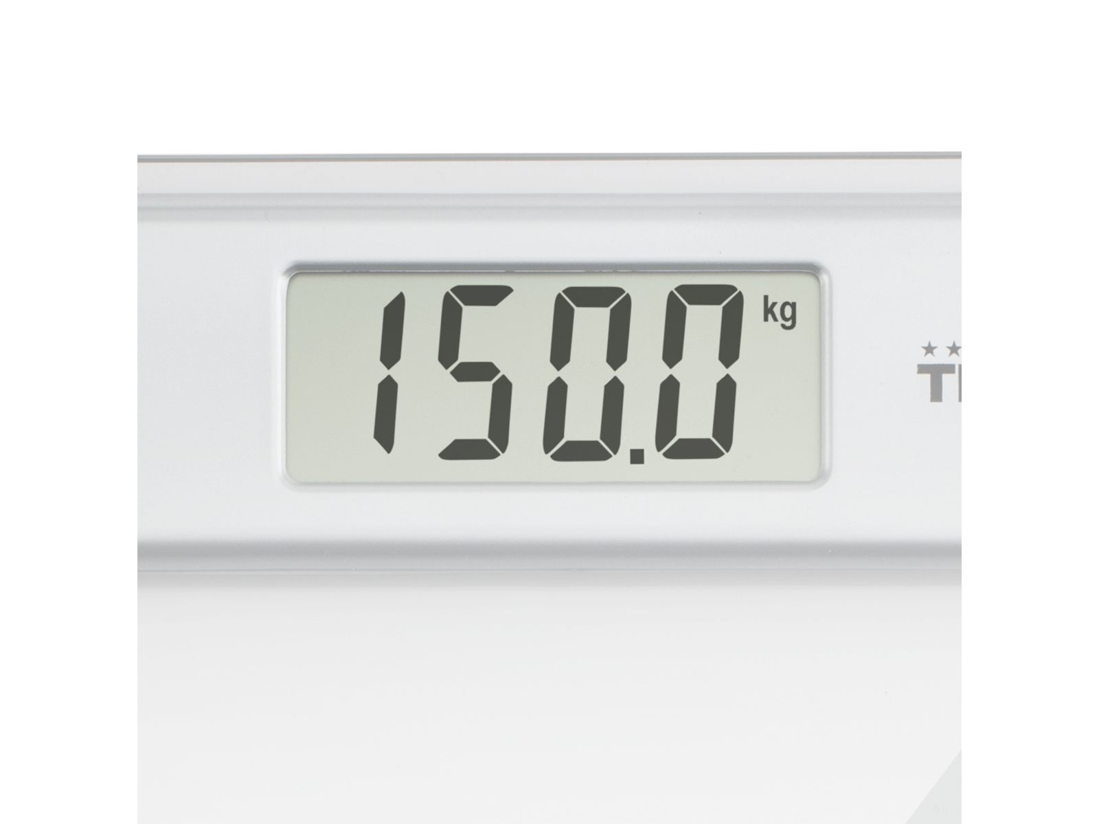 Waga cyfrowa wyświetlająca 150,0 kg.