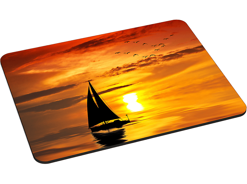 PEDEA Mauspad Design Ocean Sunset, Gr. L Mauspad (18 cm x 22 cm)