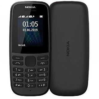 Móvil básico - NOKIA 6438409041753, Negro, 4 MB, 800 mAh