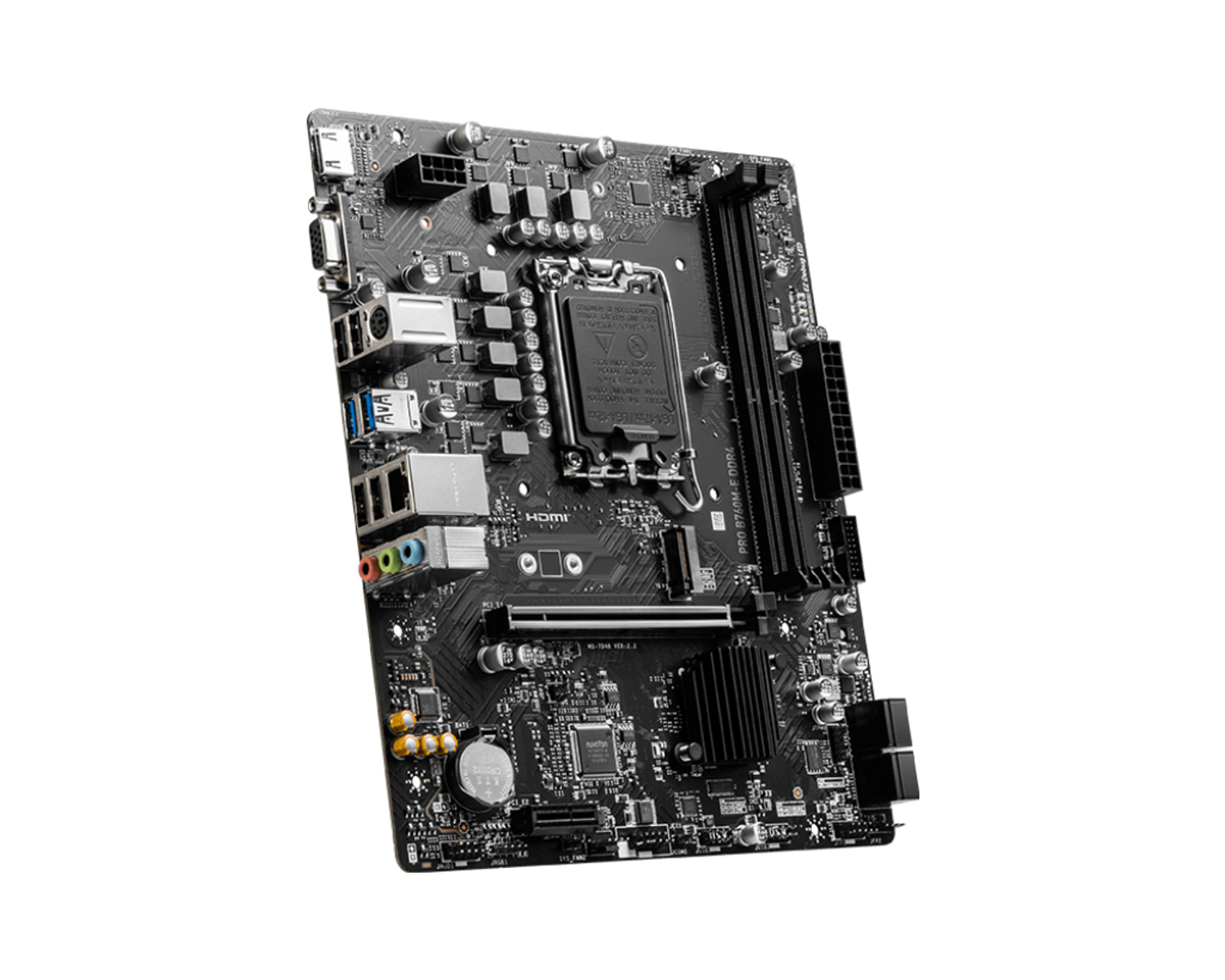 PRO Mainboards B760M-E DDR4 schwarz MSI