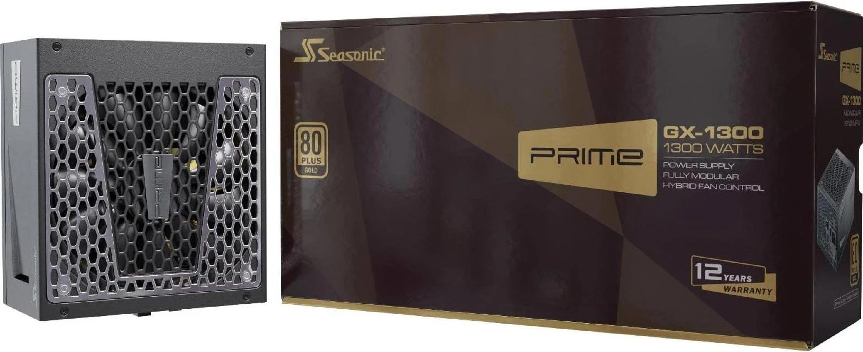 80 SEASONIC Watt Gold 1300 Prime Plus Netzteil PC Gold