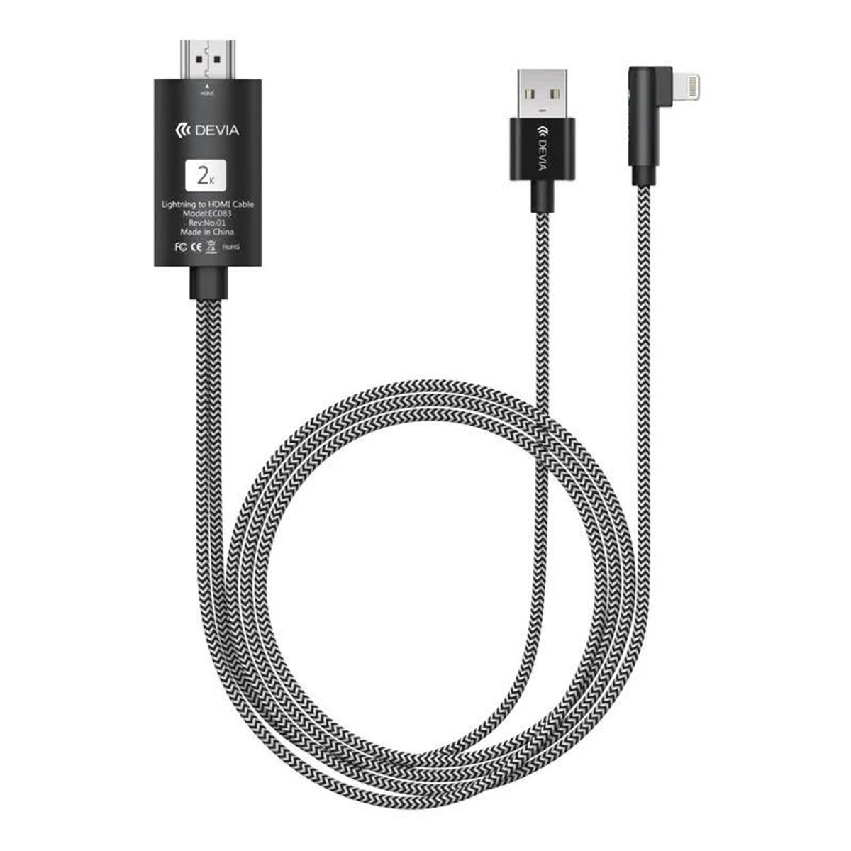 USB DEVIA 326806-BK, Kabel
