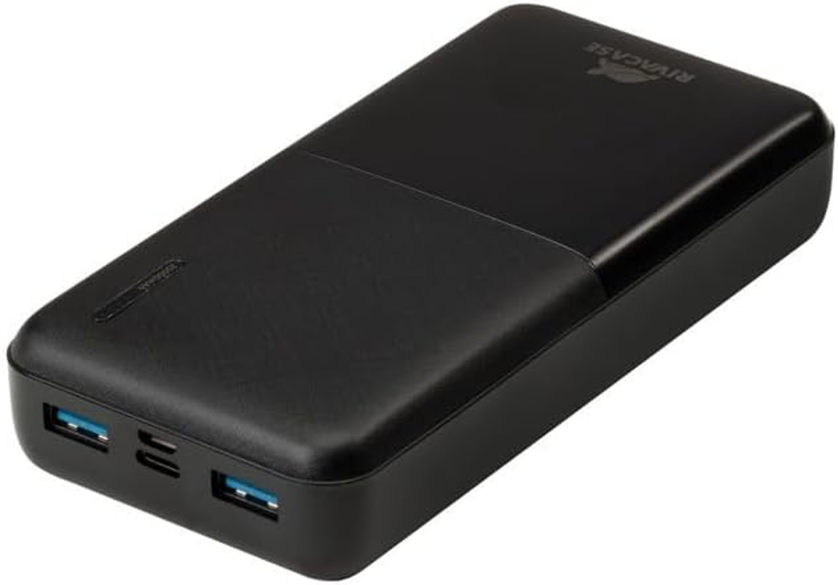 RIVACASE VA2572 Black Powerbank Schwarz mAh 20000