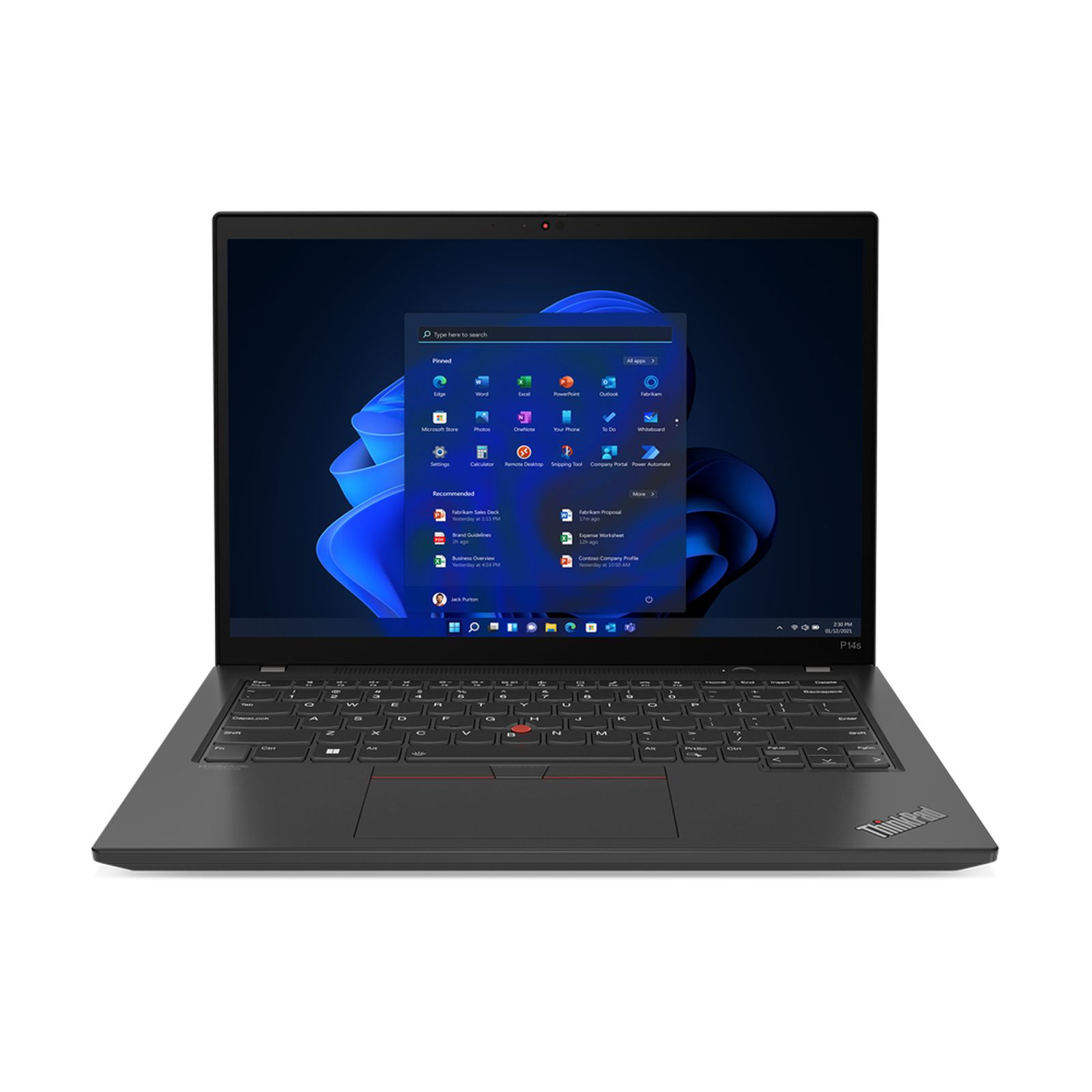 LENOVO TP P14S TB 1 mit 32 R7P-7840U 14 AMD, GB Schwarz SSD, G4 Notebook 32GB, RAM, Display, Zoll