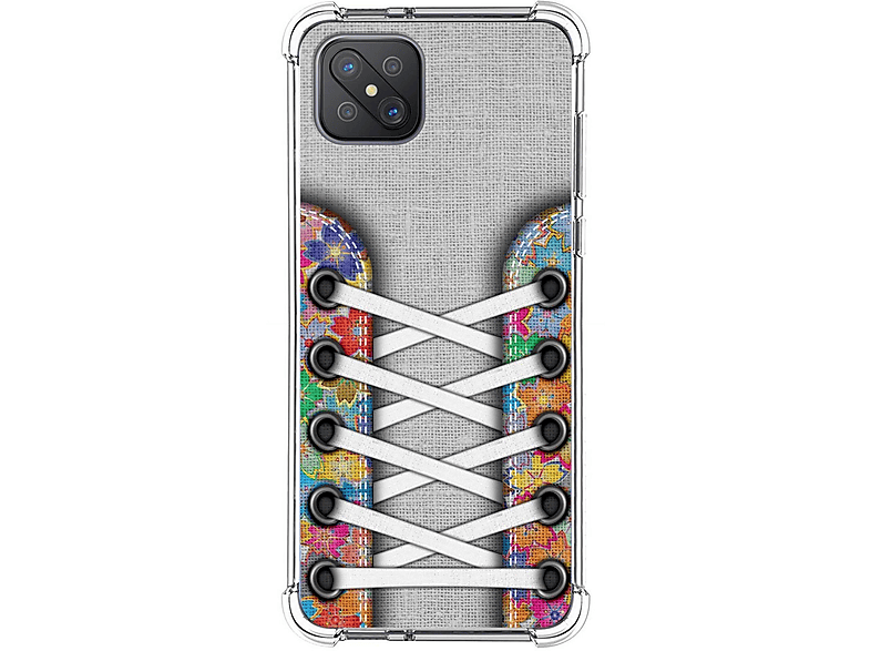 Oppo Reno 10 5G / 10 Pro 5G Funda Gel Tpu Silicona transparente dibujo  Zapatillas 04