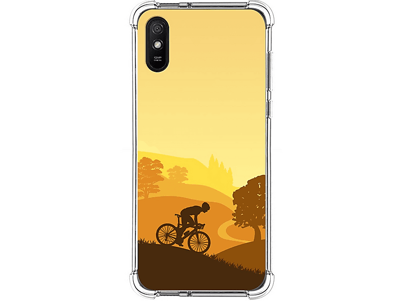 HONLEN Custodia Silicone TPU Per Redmi 9A / 9AT – Trasparente Effetto Sfumato Con Angoli Rinforzati | Design Panda - 2