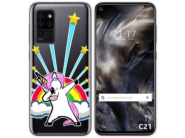 JIENI per Oukitel C21 Pro Custodia Cover (6.39), Ultra Sottile TPU