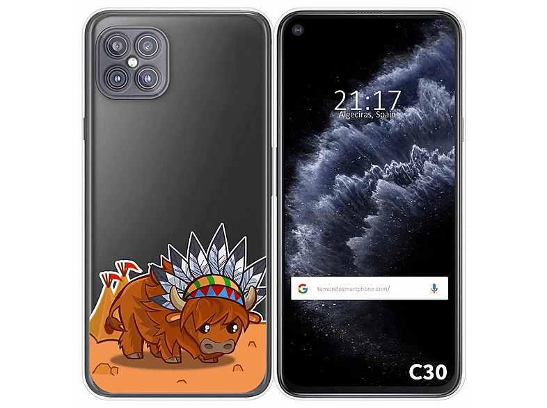 BellaCase Custodia Cubot C30 [Custodia Portafoglio] [Staffa] [Slot per schede] [Flip Cover Magnetica] Compatibile con Lo Smartphone Cubot C30(Nero