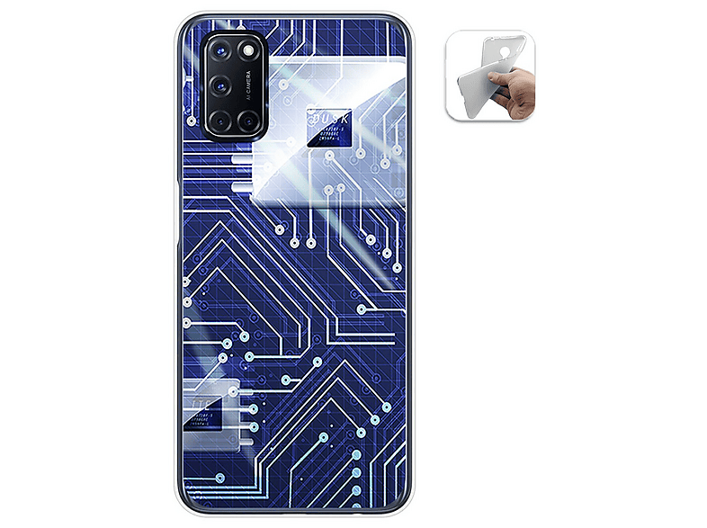 Tumundosmartphone Custodia in silicone liquido ultra morbido per ZTE Blade A72 colore nero