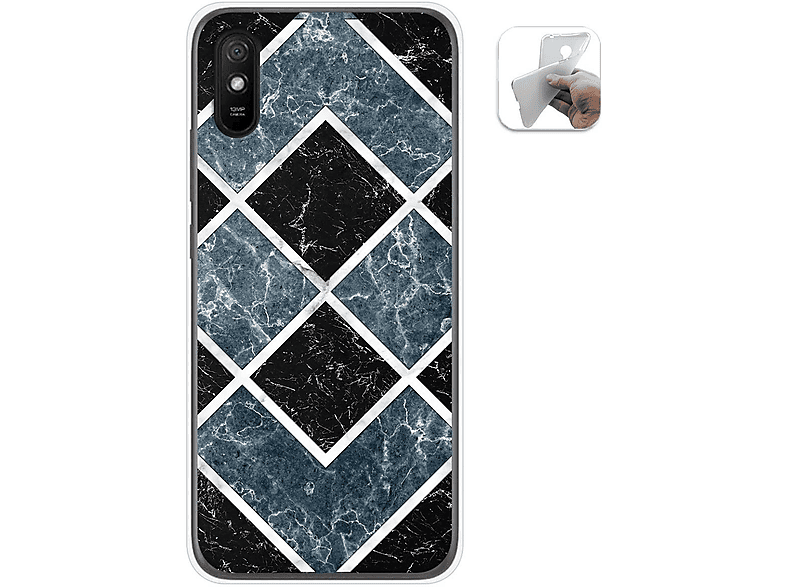 Cool® - Funda Transparente Con Cordon Cuerda 150 Cm Xiaomi Redmi 9a 9at Esquinas Reforzadas
