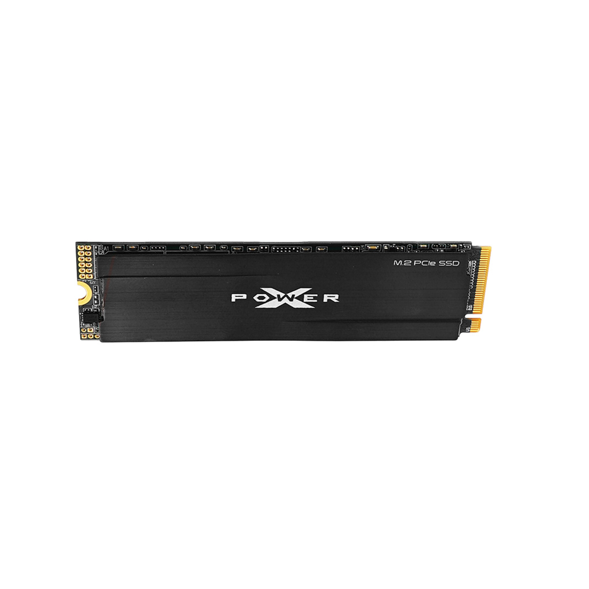 Czarny dysk SSD M.2 PCIe z napisem POWER.