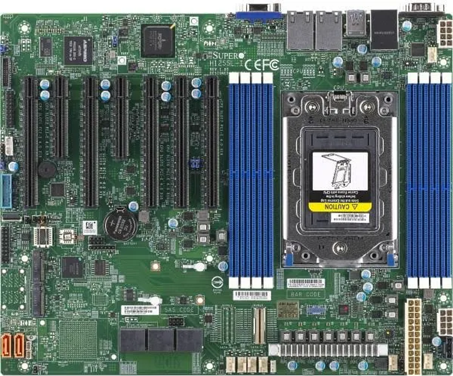 Mainboard MICRO MBD-H12SSL-I-O SUPER Schwarz