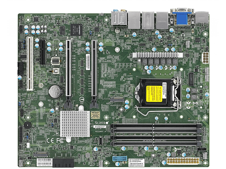 Mainboard MICRO SUPER MBD-X12SCA-F-O Grün