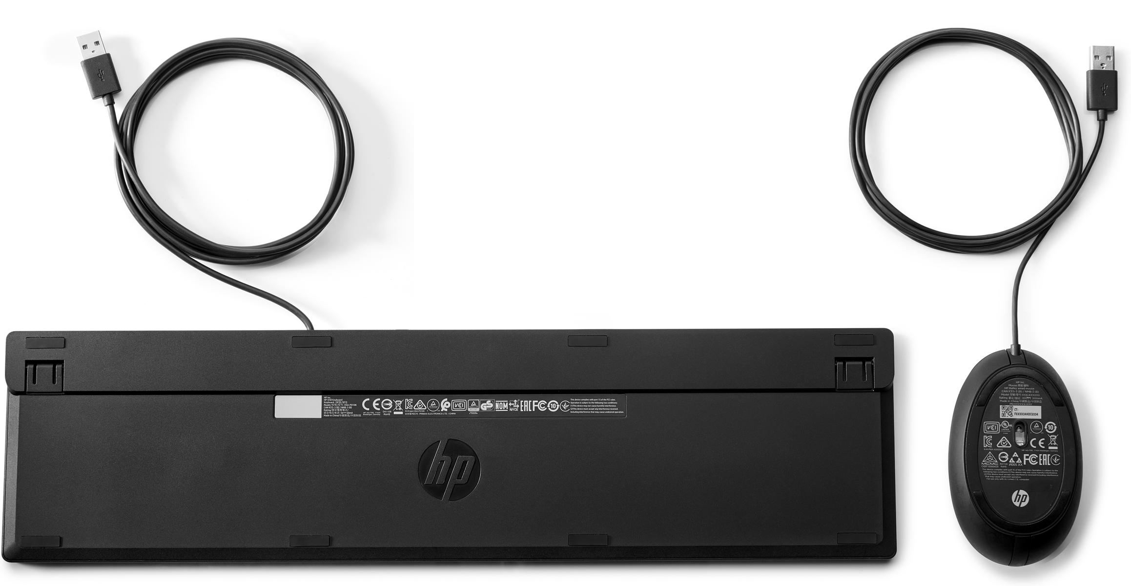 HP Maus 9SR36AA#ABB, Schwarz Tastatur Set,