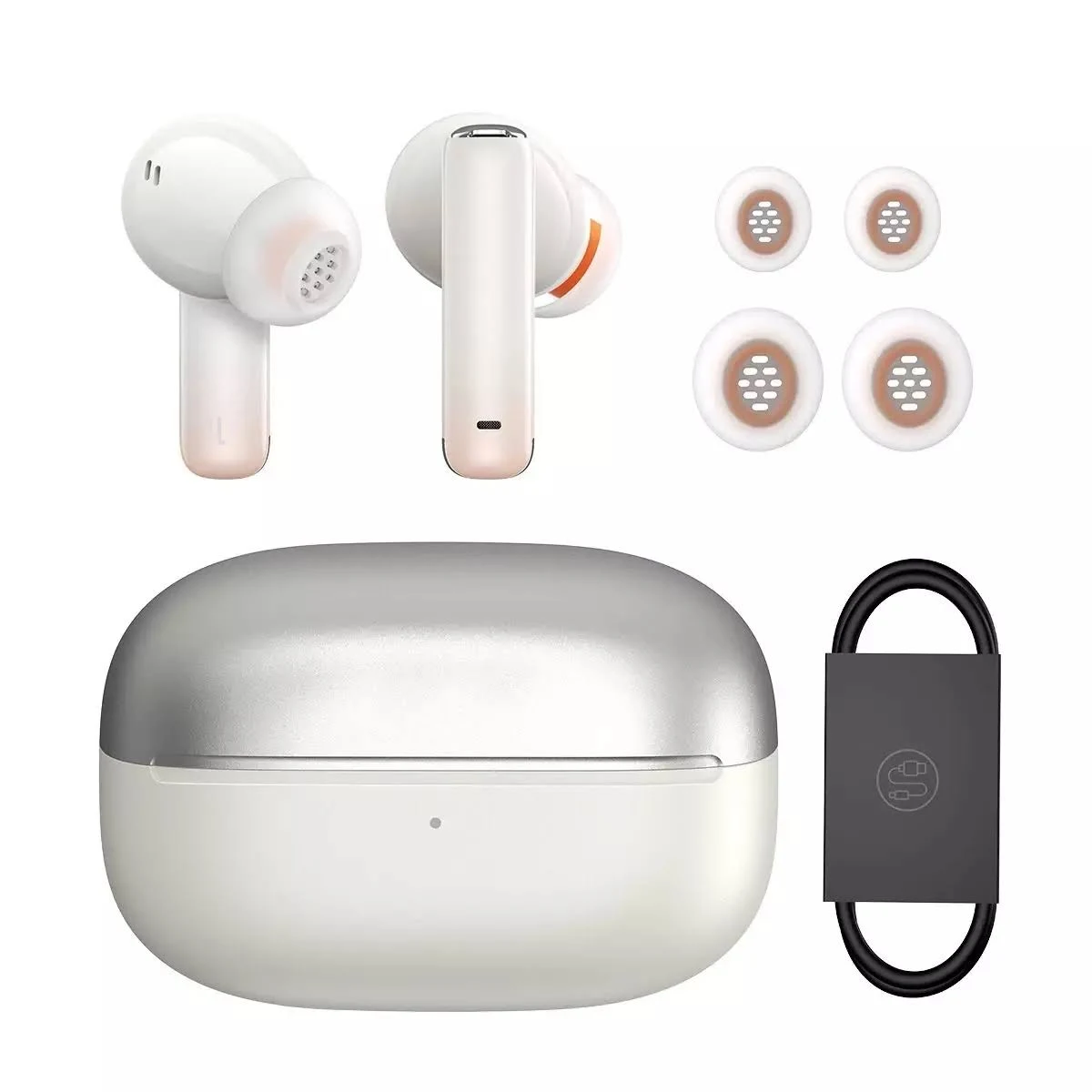In-ear BASEUS Kopfhörer NGTW140202, Bluetooth Weiß