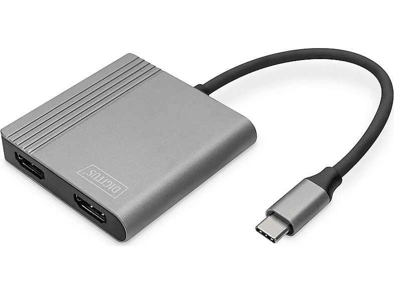 DIGITUS DA-70828 HDMI Kabel, Grau