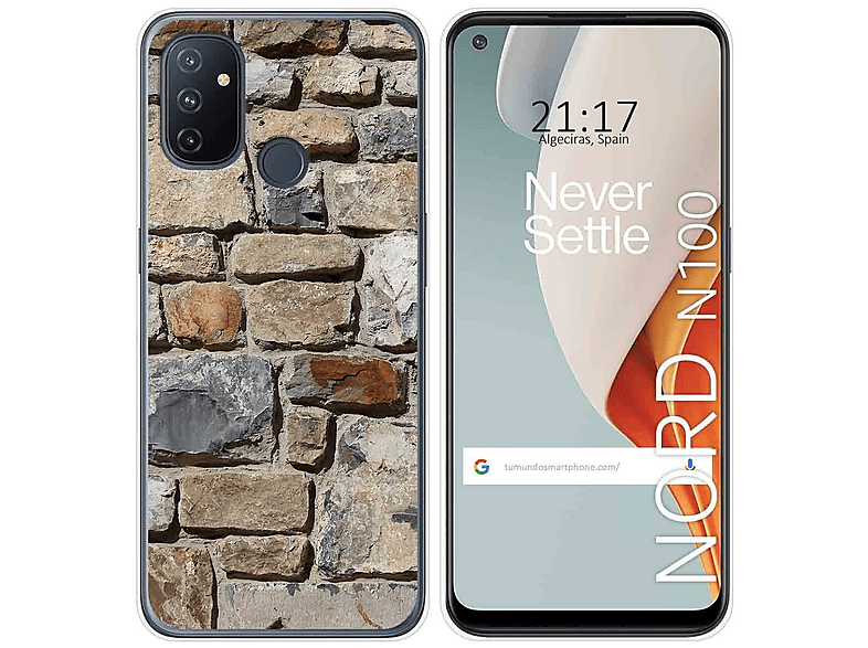 Moex Collana Per Cellulare Compatibile Con OnePlus Nord N100 – Custodia In Silicone Trasparente Con Cordino Regolabile Turchese - 2