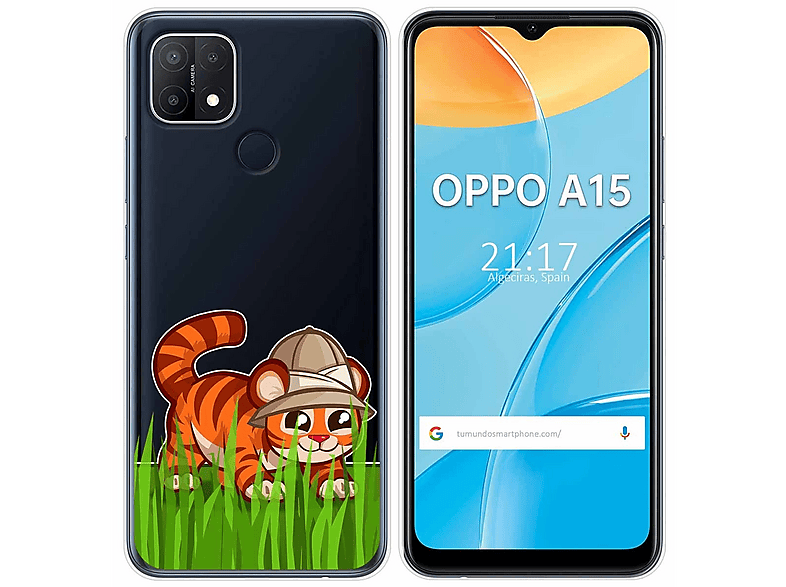 Funda Transparente Para OPPO A15 - Silicona Premium Con Protección Reforzada