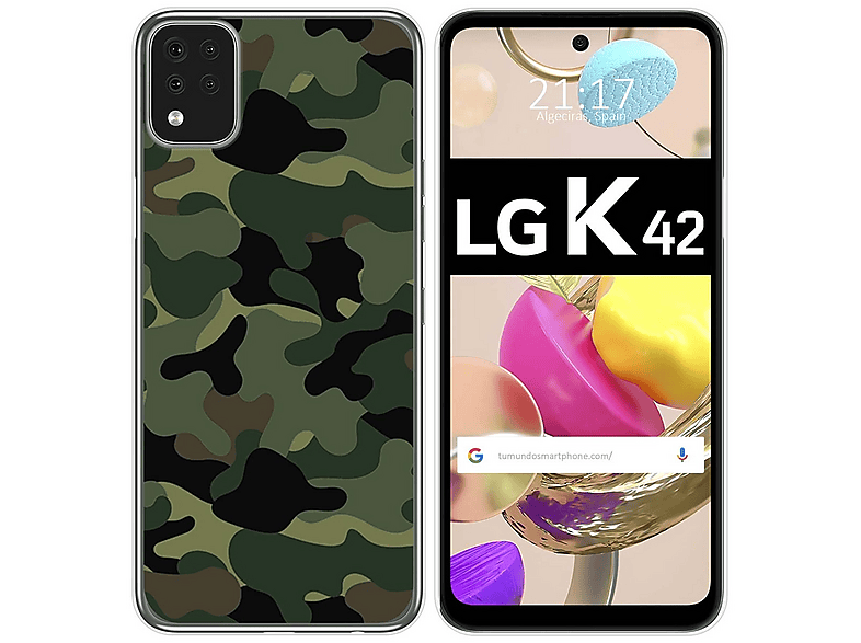 PhoneNatic Custodia Compatibile con LG K42 Cover Crystal Clear Trasparente K42 in Silicone