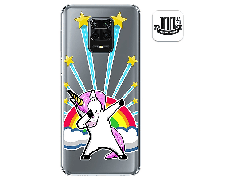 Funda Xiaomi Redmi Note 9S / Redmi Note 9 Pro Flores Azul