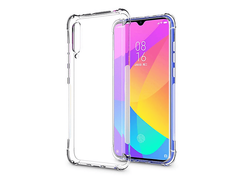 Tumundo Handyhülle Transparent Für Xiaomi POCO M3/Redmi 9T – TPU-Gel Mit Spinnennetz-Mandala-Design