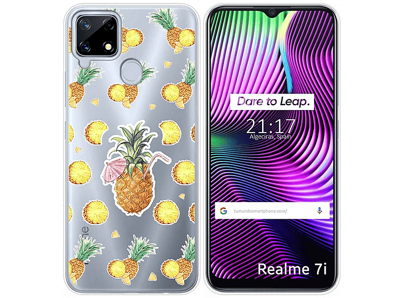 Tumundo Handyhülle Für Realme 7i – TPU Gel Mit Eis-Vanille-Motiv, Kalt Gedruckt, UV-Lack – Stylischer Schutz