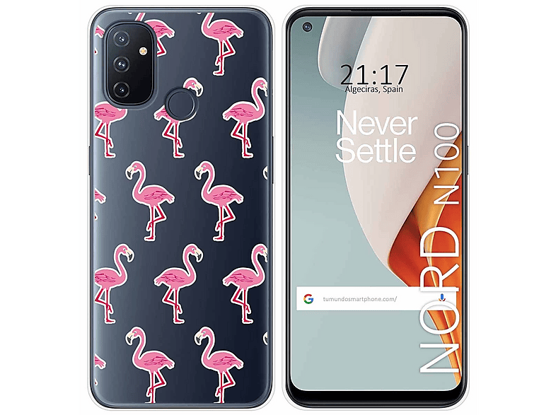 Moex Collana Porta Cellulare Per OnePlus Nord N100: Custodia In Silicone Con Cordino Regolabile Nero, A Tracolla O Al Collo
