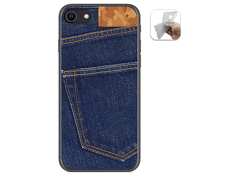 Jasonyu Funda Para IPhone SE 2022/2020/8/7, Cuero PU Carcasa, Tipo