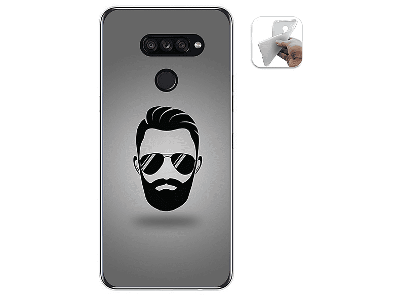Cofit1435 - Custodia Flip In Pelle Per LG K50S Con Chiusura Magnetica E Supporto In Silicone, Nero - 2