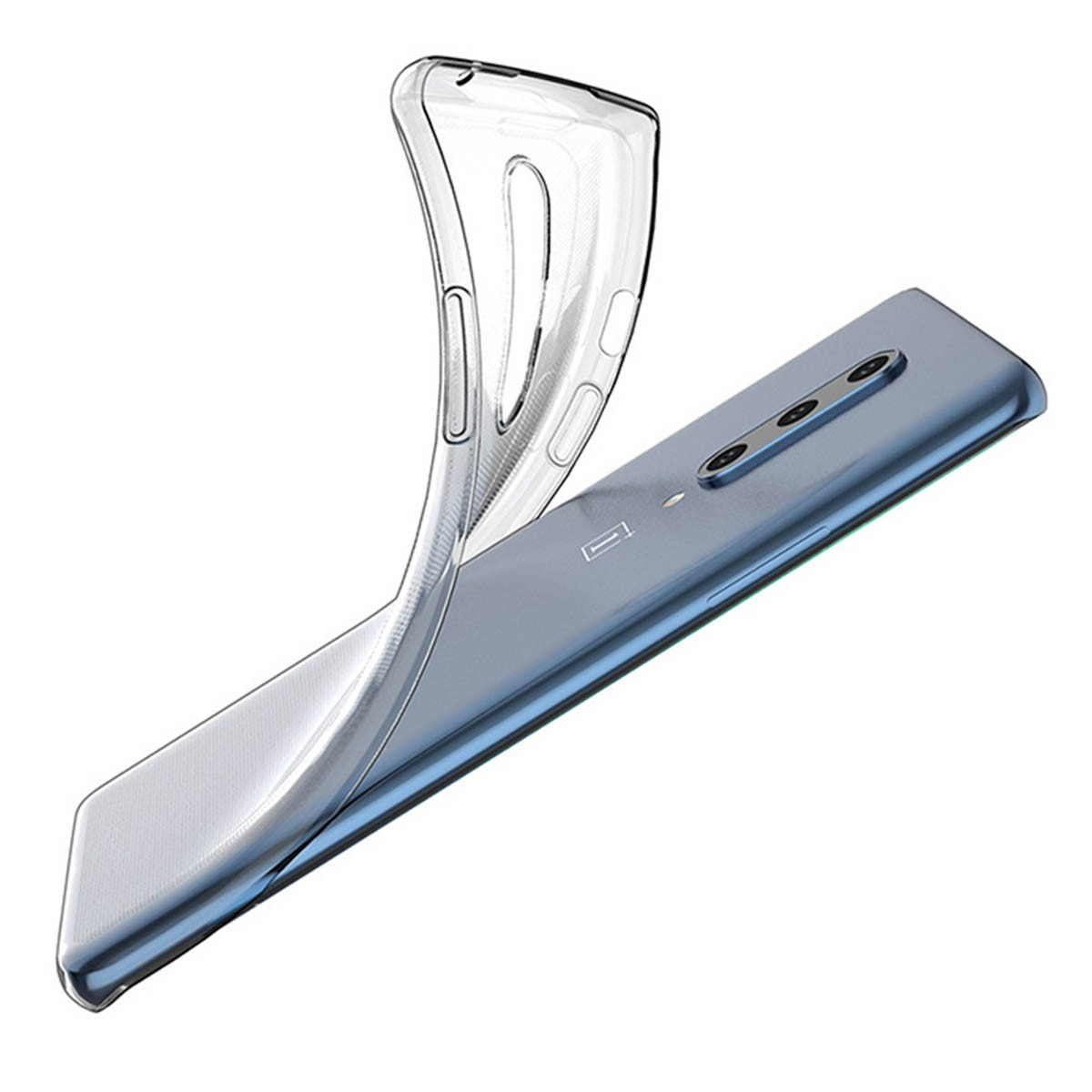 Una funda de teléfono con un unicornio haciendo una pose de dab. El fondo es un arcoíris y estrellas.