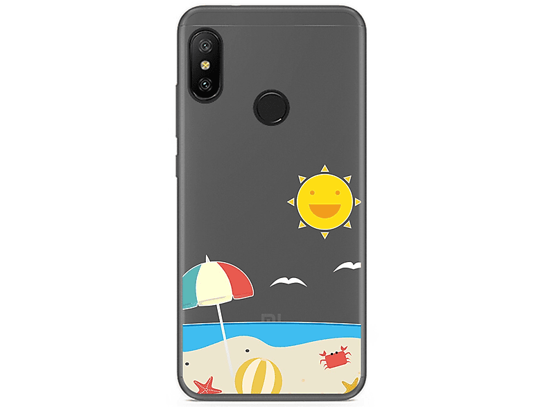 Funda Xiaomi Mi A2 Gel Dibujo Camara