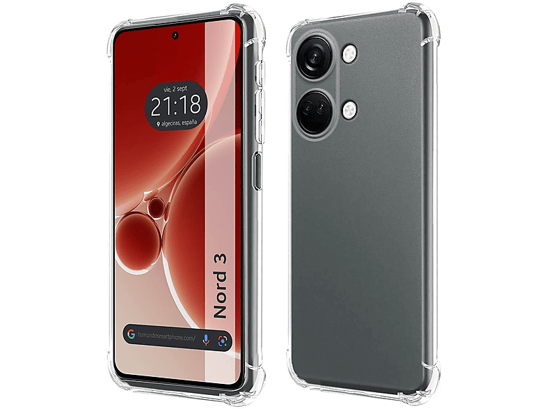 Funda compatible con OnePlus Nord 2 5G, funda protectora a prueba de golpes, compatible con OnePlus Nord 2 5G TPU Soft Shell funda para teléfono, color negro