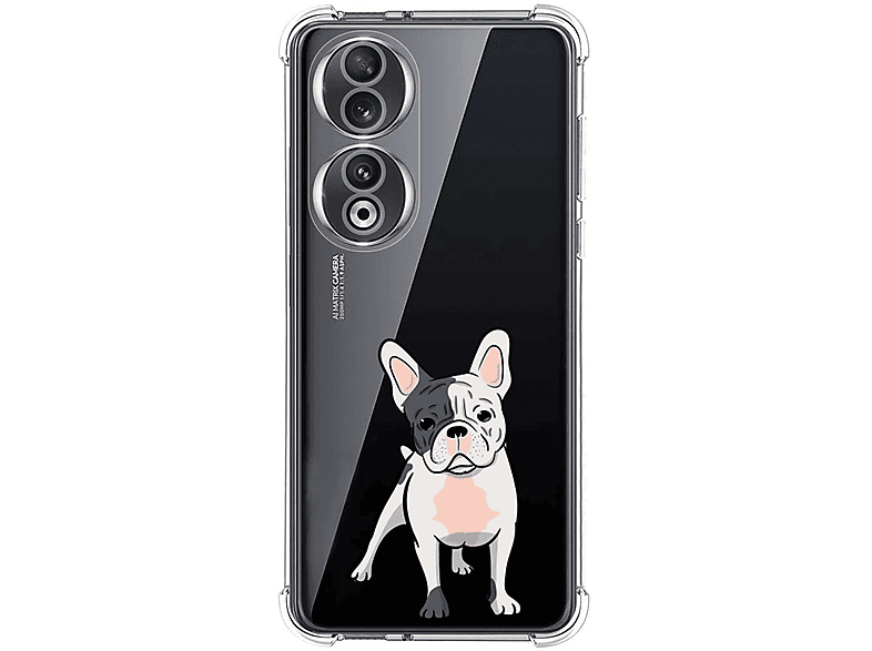 Huawei Honor 90 5G Funda Gel Tpu Silicona transparente dibujo Perros  11