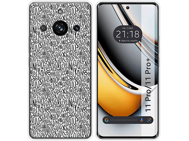 Funda móvil - TUMUNDOSMARTPHONE Realme 11 Pro / 11 Pro+ Plus, Compatible  con Realme Realme 11 Pro / 11 Pro+ Plus, Multicolor