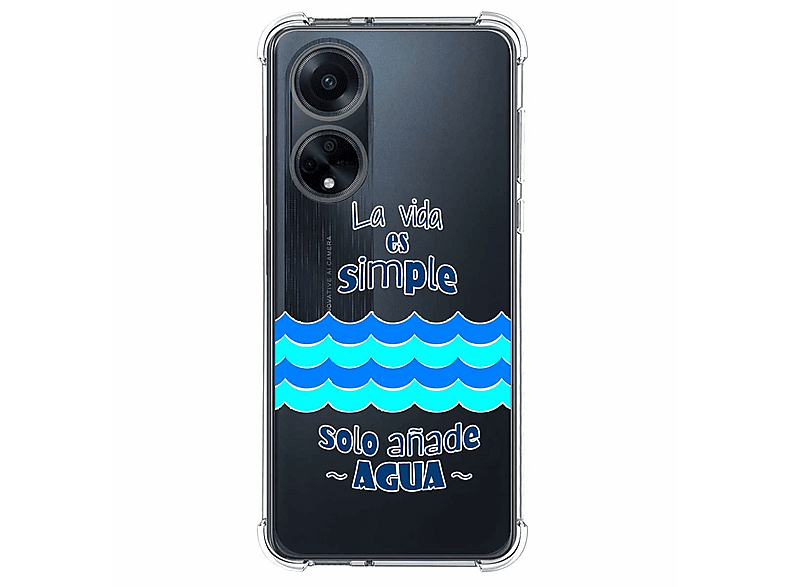Cover Personalizzata In TPU Morbido Per Oppo A98 5G – Stampa HD Con Foto O Testo, Realizzata In Italia, Compatibile Con Ricarica Wireless