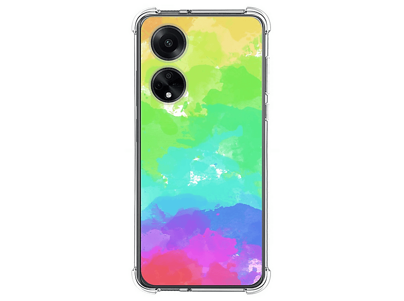 COMAKU Ultradun TPU + PU Hoesje Voor Oppo A98 5G – Antislip, Schokbestendig, Met Magneet (groen)