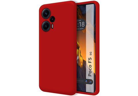 Funda móvil - TUMUNDOSMARTPHONE Xiaomi Poco F5 5G, Compatible con Xiaomi  Xiaomi Poco F5 5G, Rojo