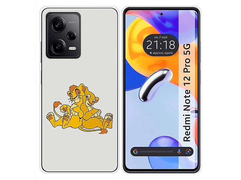 Funda móvil - TUMUNDOSMARTPHONE Xiaomi Redmi Note 12 Pro 5G, Compatible ...