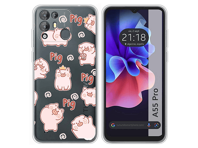 KARTXITAI Funda Personalizada Compatible Con Blackview Shark 8, Carcasa Personalizado Con Tu Foto O Texto Imagen, Gel Flexible,Trasparente,Regalo Original +1 X Cordón Universal Para Teléfono