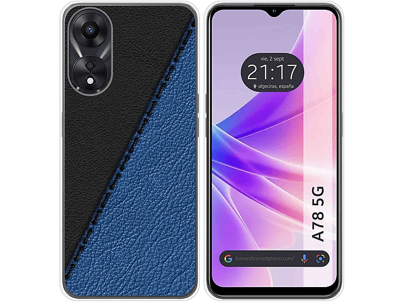 Funda móvil - Oppo A78 5G TUMUNDOSMARTPHONE, Oppo, Oppo A78 5G, Verde