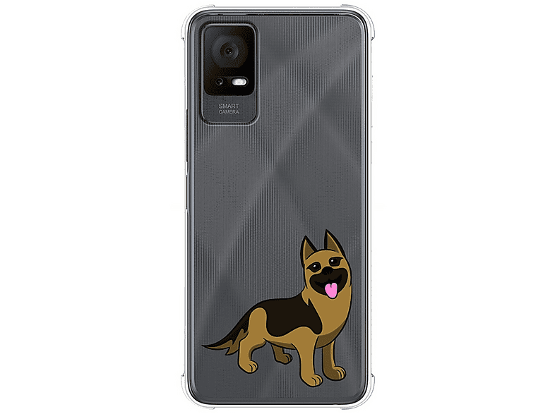 CAXKJE Personalizzata Custodia per TCL 408,con la Tua Foto,Immagine o Scritta Cover,Flip Caso in PU Pelle Case Bumper Portafoglio Case Cover,per 408 Cover -2XK-White