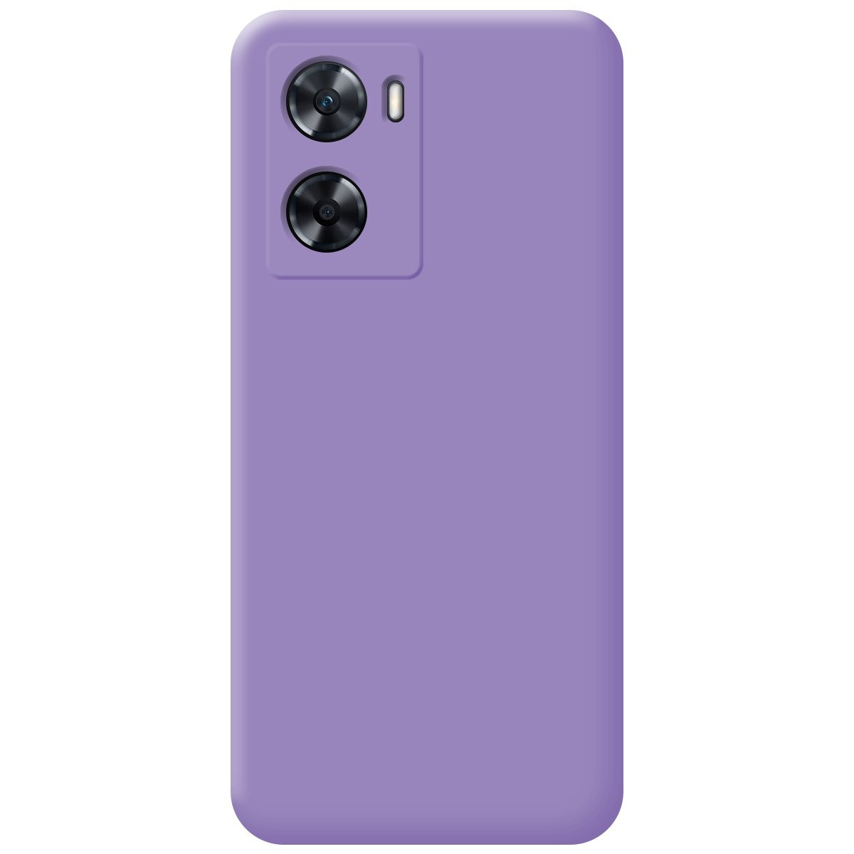 Una semplice custodia per telefono viola.