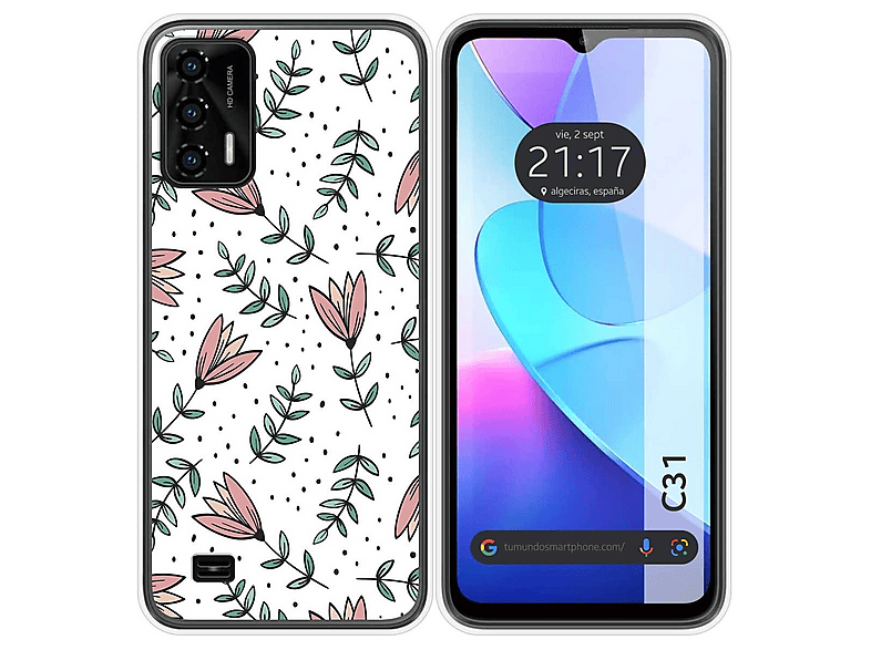 Coque Pour Oukitel C31,Luxe Rabat Étui,Noir Housse Cuir Synthétique Portefeuille Cover Case avec