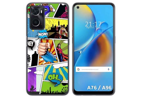 Google Pixel 6A Funda Gel Tpu Silicona dibujo Comic