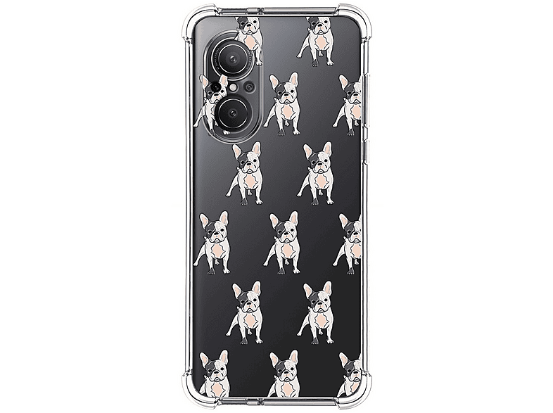 Funda Transparente XINYEXIN Para Huawei Nova 9 SE - Con Diseño Floral, Protección Contra Golpes, TPU Flexible