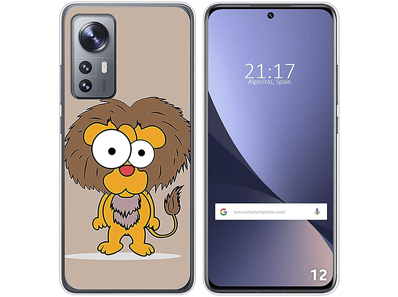 Tumundosmartphone Hülle Für Xiaomi 12/12X 5G - Transparent Mit Hase Design