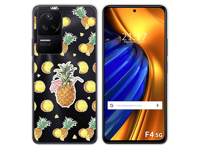ALAMO Cover Pendenza Bicchiere per Xiaomi Poco F3 / Mi 11i 5G, Custodia