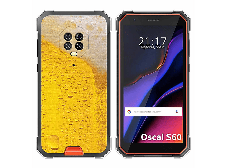 KARTXITAI Cover Personalizzata Compatibile con Blackview Color 8 con Foto Testi logo,Custodia Morbido TPU Silicone Gel Trasparente Custom Case con Immagine, Testo+1 x Cinturino Universale