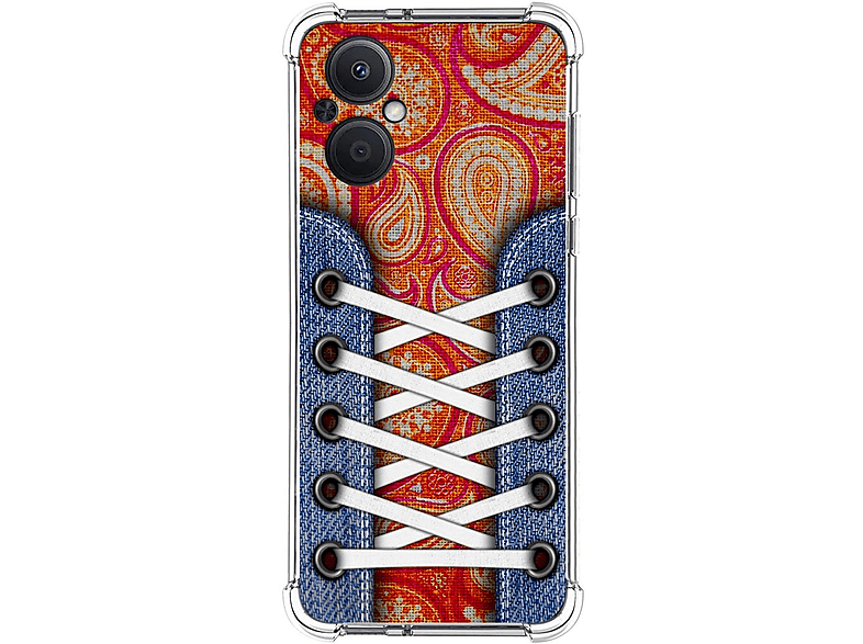 Oppo Reno 10 5G / 10 Pro 5G Funda Gel Tpu Silicona transparente dibujo  Zapatillas 04