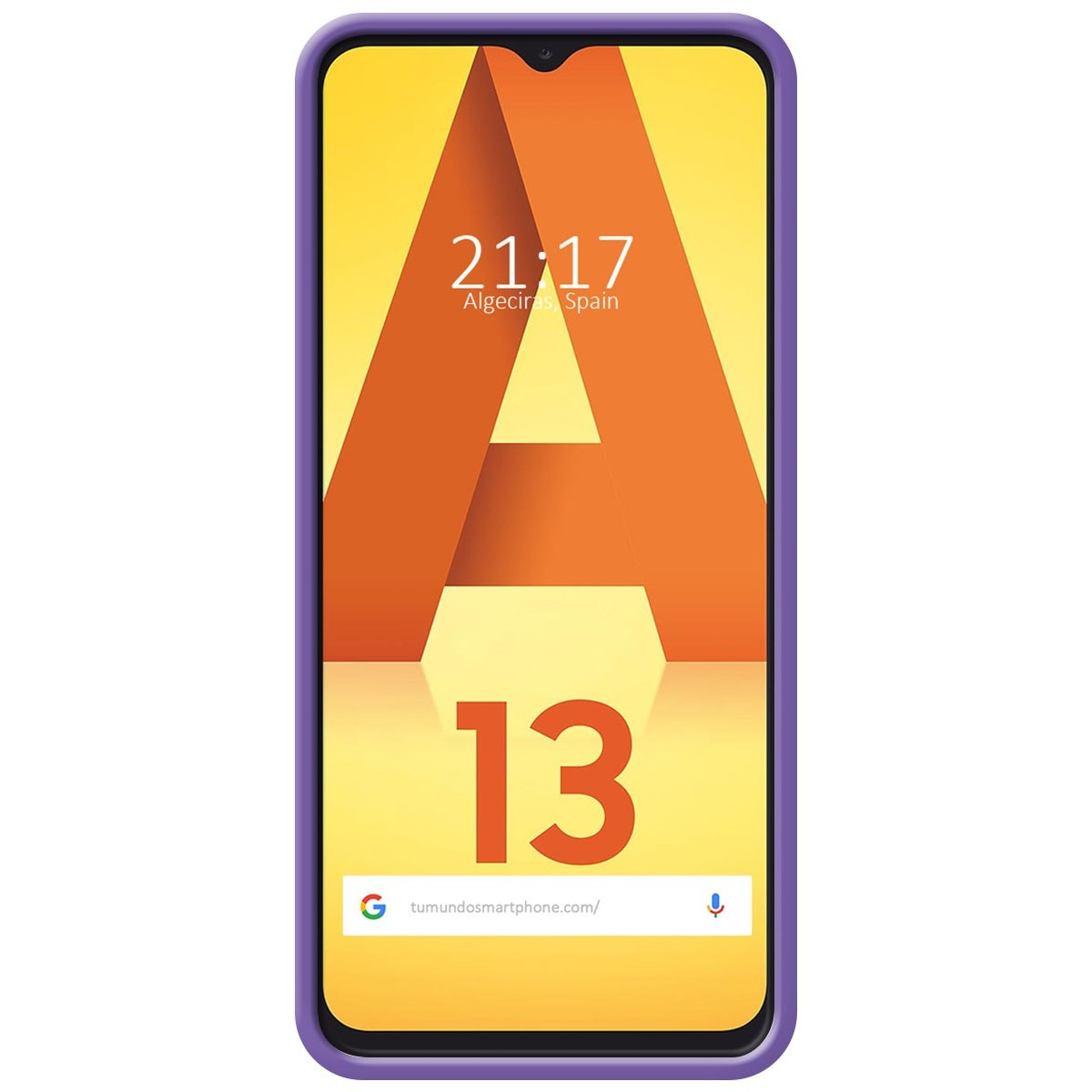 Custodia con la lettera 'A' e il numero '13'. Lo schermo mostra l'ora.